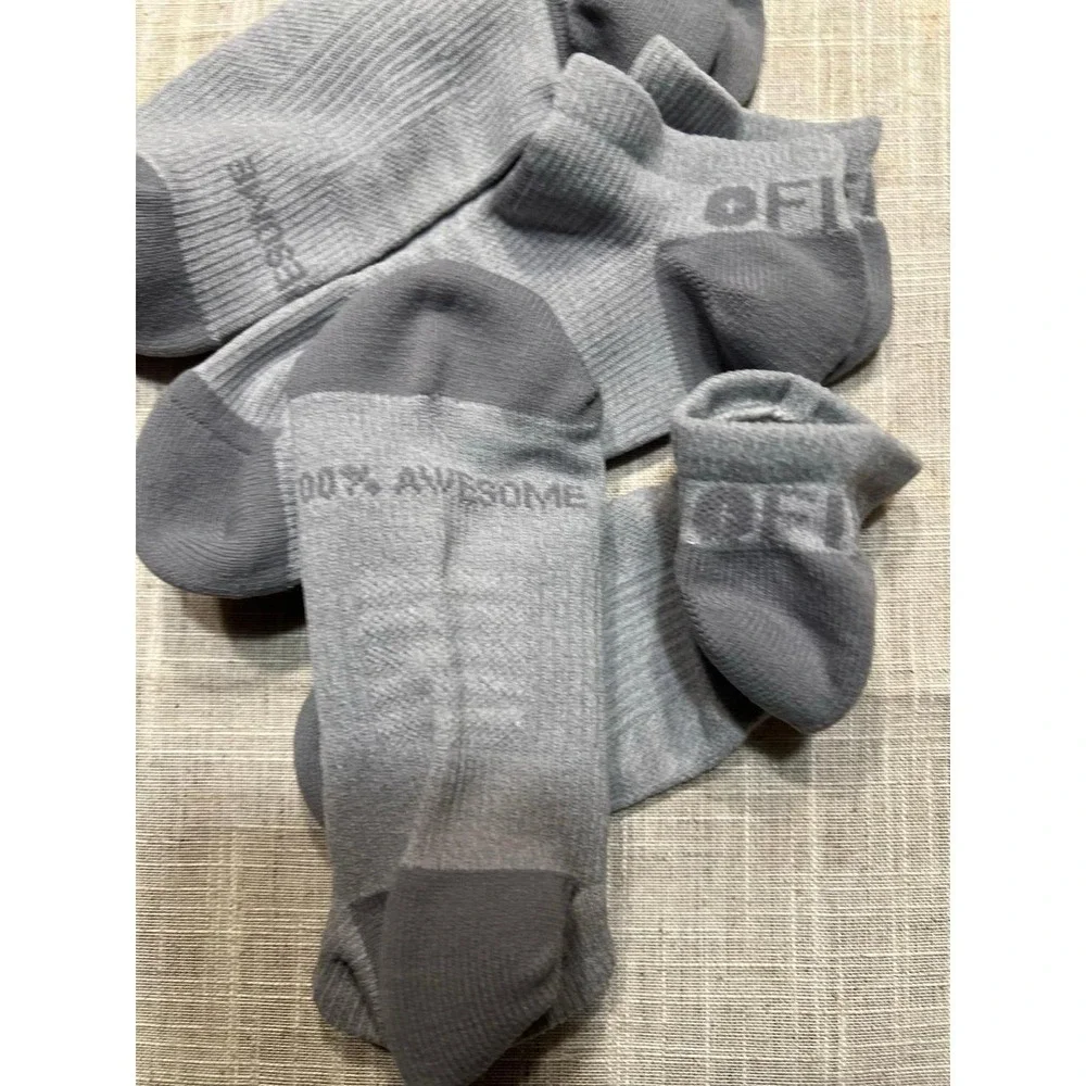FIGS Ankle Socks Lot of 3 Gray Small NWOT